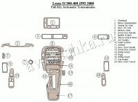 Декоративные накладки салона Lexus SC 1992-2000 Автоматическая коробка передач