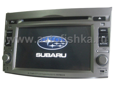 Subaru Outback(09-) автомагнитола с GPS навигацией, штатное головное устройство с HD экраном 6.2 дюймов